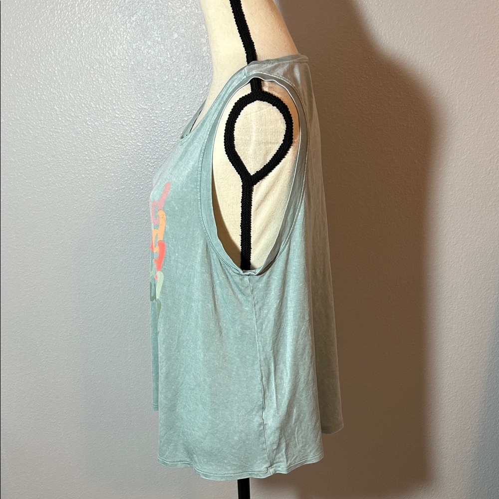 Maurices Sunkissed Graphic Tank Top - Light Blue - Picture 3 of 7
